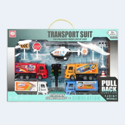 Kids Transport Truck Toy Set for Children