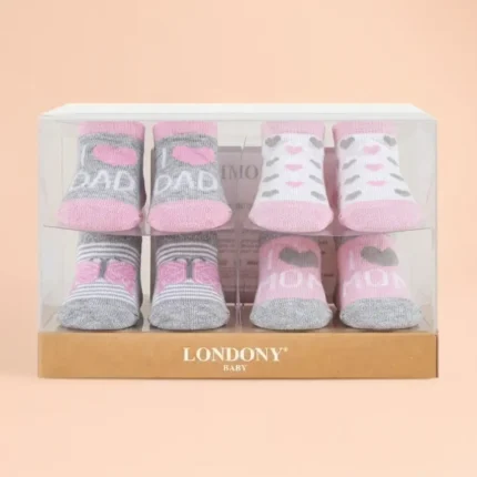 Londony Newborn Baby Booties Socks Set with Soft Comfortable Fabric