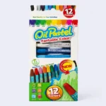 Oil Pastel Colors Set 12 Pieces Non Toxic Kids Drawing Crayons Art Set