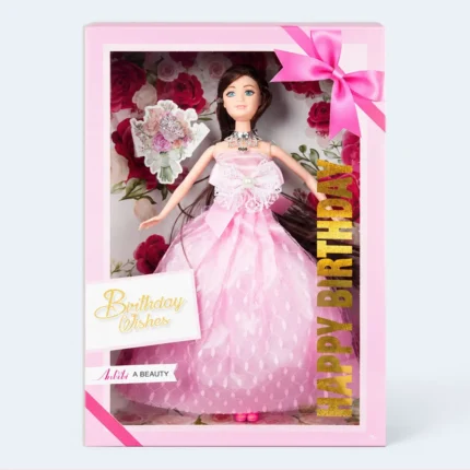 Pink Princess Fashion Doll for Kids