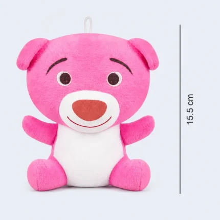 Pink Teddy Bear Plush Toy 15.5cm for Kids