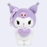 Purple Bunny Plush Toy 27cm Soft Cute Stuffed Doll Kids Gift
