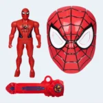 Superhero Mask Toy Set Kids Spider Hero Light Sound Play Set