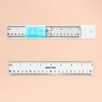 Transparent Blue 20cm Ruler for Students and School Use