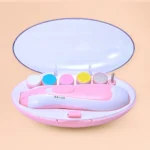 USB Electric Baby Nail Trimmer with 6 Interchangeable Heads