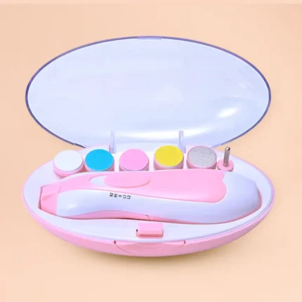 USB Electric Baby Nail Trimmer with 6 Interchangeable Heads