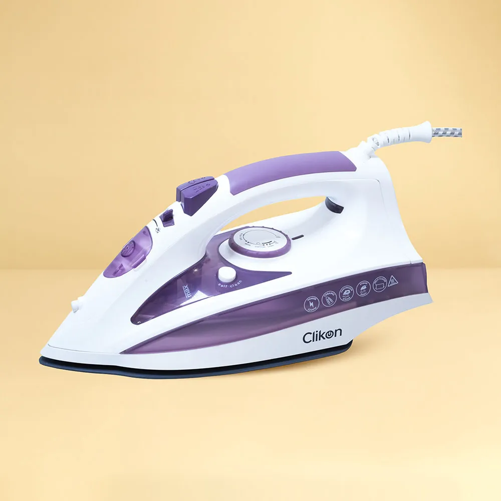 Clikon Steam Iron CK4116 – 2400W Ceramic Soleplate Clikon Steam Iron CK4116 – 2400W Ceramic Soleplate - Image 1