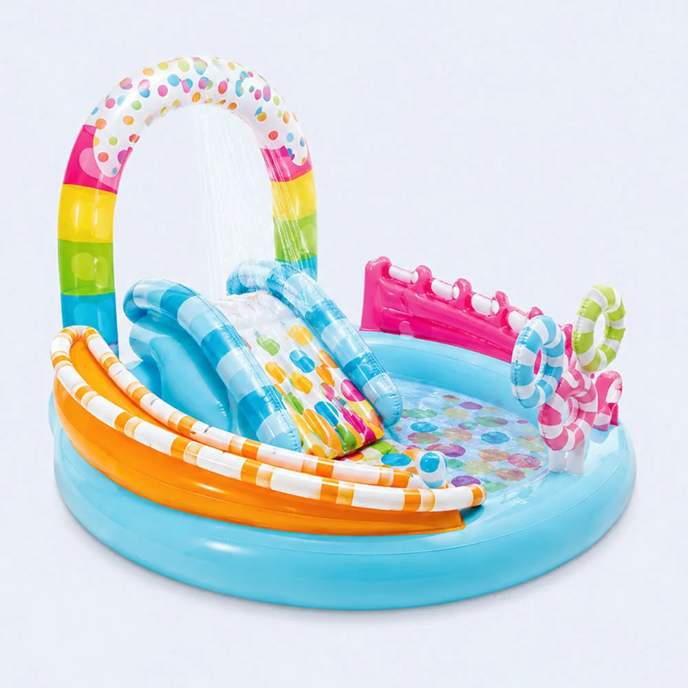 2406- 6941057422619 - intex candy fun -1 Intex Wet Set Collection Inflatable Kids Water Play Center - Image 1