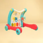 Multi-Function 2-in-1 Pedal Piano Baby Walker with Play Mat & Toys - Image 3