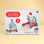 Multi-Function 2-in-1 Pedal Piano Baby Walker with Play Mat & Toys - Image 2