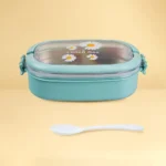 Cute Kids Leakproof Lunch Box Food Container (blue)