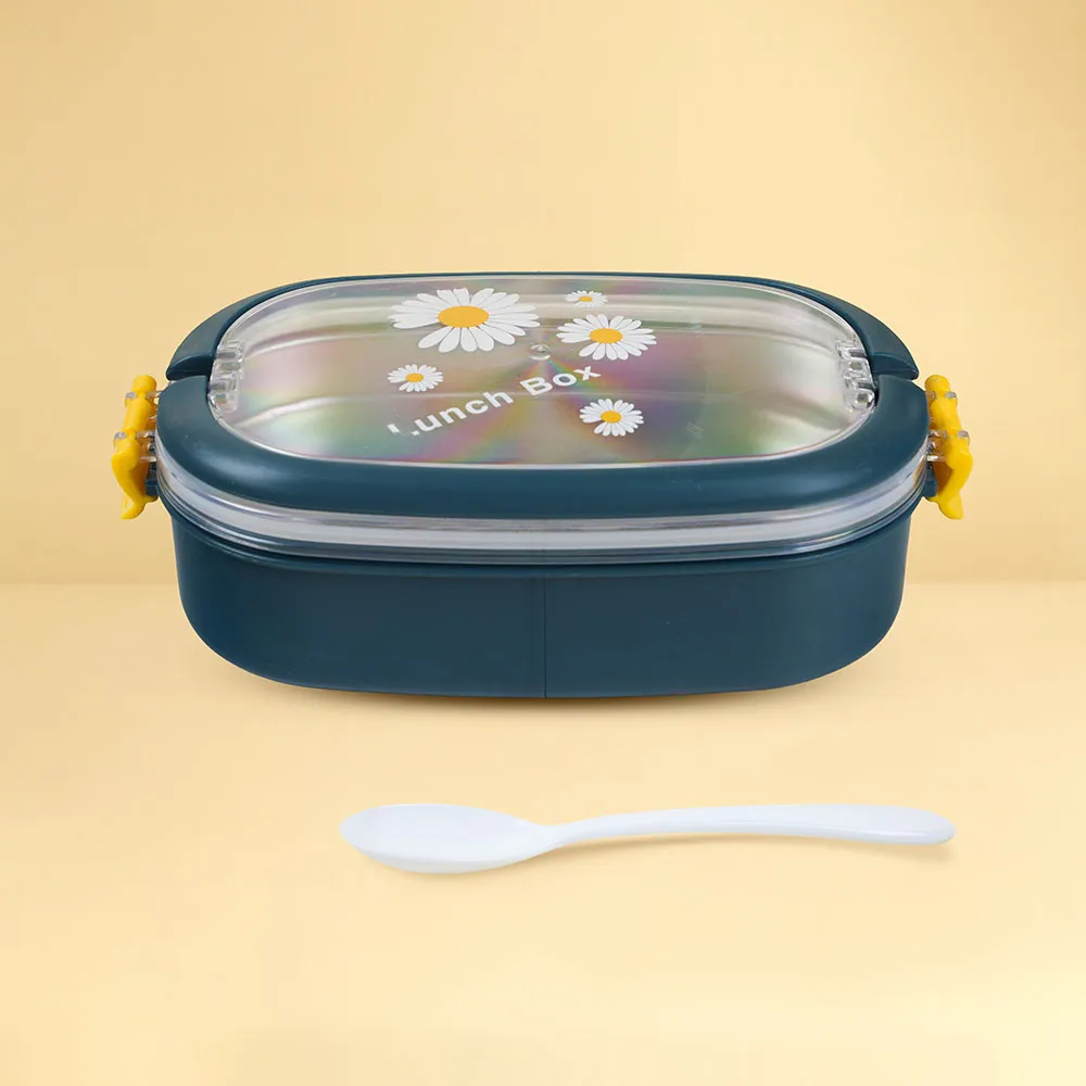 Dark Blue Kids Leakproof Lunch Box Food Container Dark Blue Kids Leakproof Lunch Box Food Container - Image 1