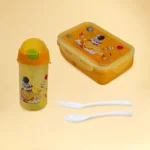 Orange Kids Lunch Box & Bottle Set Leakproof Pack