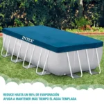 INTEX 4MX2M RECTANGULAR POOL COVER - Image 3