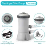 INTEX 630 GPH CARTRIDGE FILTER PUMP - Image 4