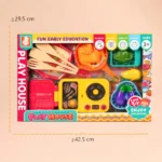 Kids Play House Kitchen Set Toy – Cooking Role Play Food Playset - Image 2