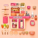 Dream Kitchen DIY Playset – Kids Home Kitchen Toy Set with Accessories - Image 2
