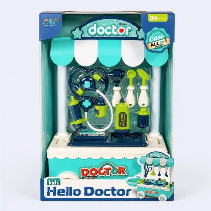 Kids Doctor Playset Toy – Medical Clinic Role Play Set with Accessories