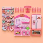 Kids Kitchen Playset with Accessories – Sweet Playing House Cooking Set - Image 2