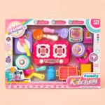 Kids Kitchen Play Set Cooking Toy Utensils Pretend Play Food Set