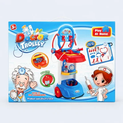 Kids Doctor Trolley Playset