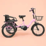 Kids Three Wheel Bicycle with Sofa Seat – Tricycle with Basket (16”) - Image 2