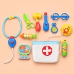 Kids Doctor Play Set Medical Kit Toy with Bag Pretend Role Play