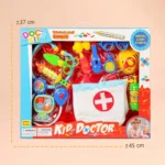 Kids Doctor Play Set Medical Kit Toy with Bag Pretend Role Play - Image 3
