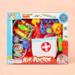 Kids Doctor Play Set Medical Kit Toy with Bag Pretend Role Play - Image 2