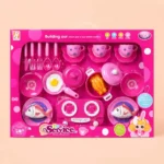 Kids Tea Service Playset – Kitchen Pretend Play Toy Set