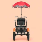 Kids Tricycle 3 Wheel Bicycle with Seat & Sun Shade Ride On Toy - Image 2
