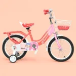 Kids Bicycle 16” – Girls Bike with Training Wheels & Front Basket - Image 3