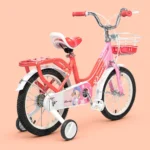 Kids Bicycle 16” – Girls Bike with Training Wheels & Front Basket - Image 2