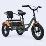 Kids 3-Wheel Bicycle 12” – Tricycle with Back Seat & Storage Basket