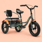 Kids 3-Wheel Bicycle 12” – Tricycle with Back Seat & Storage Basket