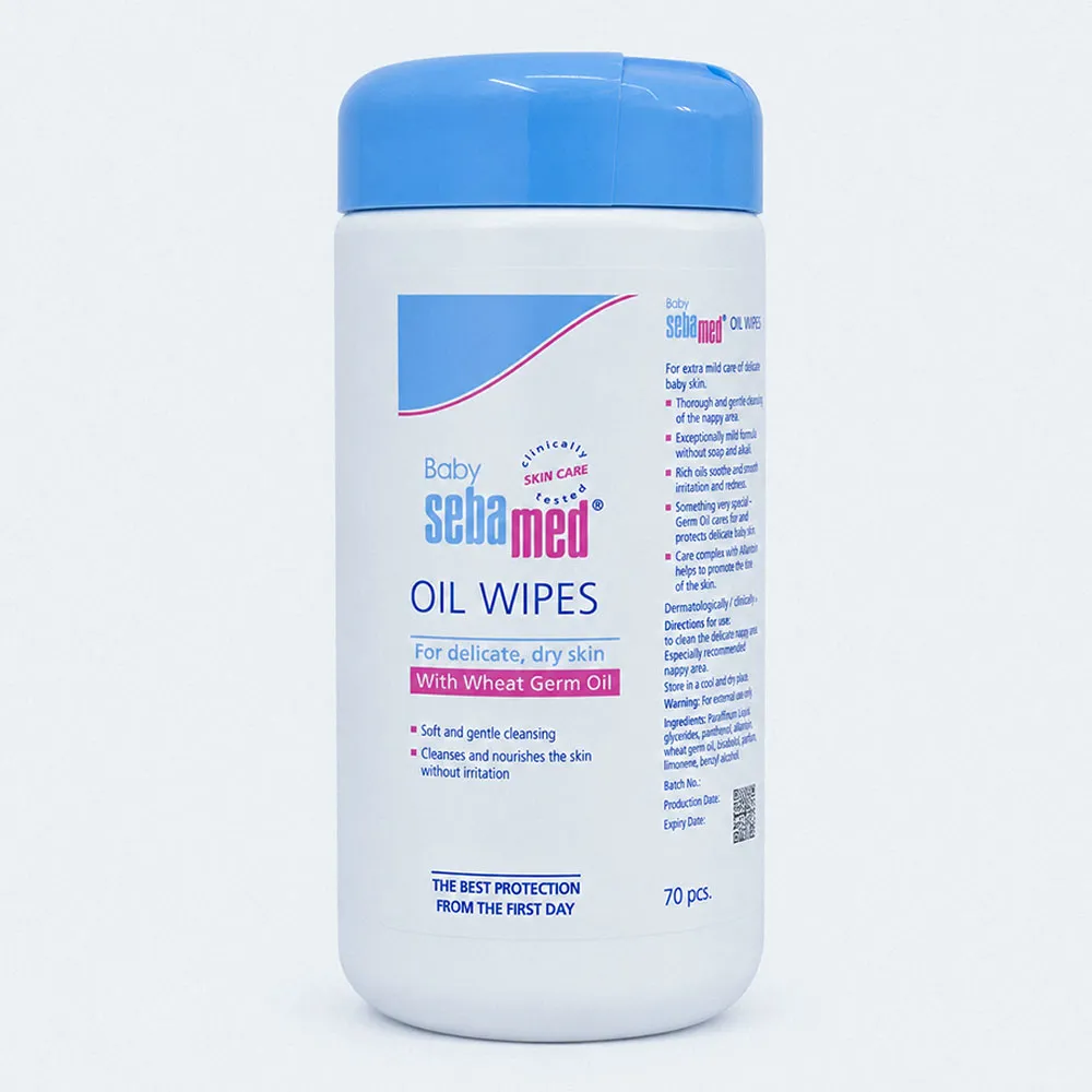 SEBAMED OIL WIPES 70PCS SEBAMED OIL WIPES 70PCS