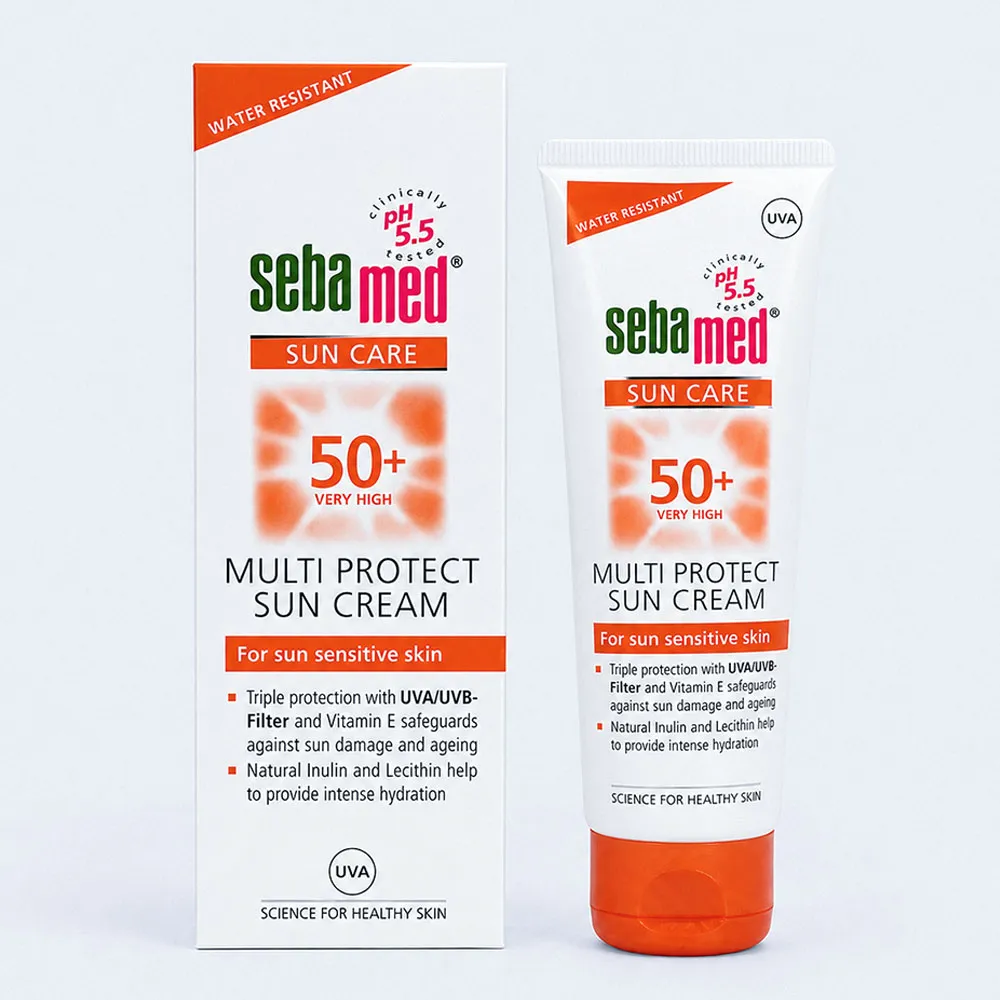 2477- 4103040899750 - sebamed sun care protection cream -1 Sebamed Multi Protect Sun Cream SPF 50+ - Image 1