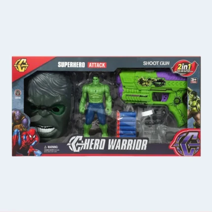 Superhero Warrior Toy Set