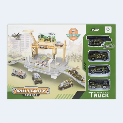 Kids Military Parking Playset