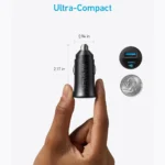 Anker 30W Dual Port Car Charger Fast USB-C Compact Adapter - Image 3