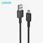 Anker USB-A to USB-C Cable Durable Fast Charging Braided 3FT - Image 2
