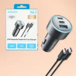 Anker 67W Triple Port Car Charger with USB-C Cable Fast Charge - Image 6