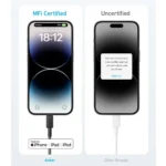 Anker 322 USB-C to Lightning Cable Fast Charging Braided 3FT - Image 3