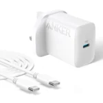 Anker 20W USB-C Fast Charger with 5FT USB-C Cable White - Image 5