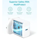 Anker 20W USB-C Fast Charger with 5FT USB-C Cable White - Image 3