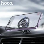 HOCO Mini Size Magnetic Car Phone Holder 360° Rotating Stand - Image 5