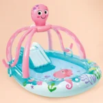 Intex Octopus Kids Inflatable Pool Play Center with Slide Fun Set