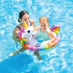 Intex Unicorn Baby Inflatable Seat Pool Float with Back Support - Image 2