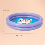Kids Inflatable Round Pool Baby Splash Play Pool Summer Water Fun - Image 4