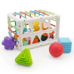 Shape Sorting Baby Toy Educational Learning Activity Cube for Kids - Image 5